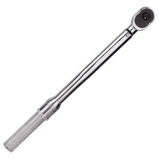 Динамометрический ключ предельный Deli DL-YN-2010020-100Нм, 1/2";, головка Cr-Mo, 72 зуба, точность +/- 3%, противоскользящая рукоятка, кейс