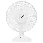 Вентилятор Rix RDF-2200W белый, настольный, 30 Вт, 2 скорости, 22 см