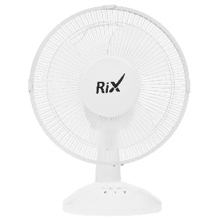 Вентилятор Rix RDF-2200W белый, настольный, 30 Вт, 2 скорости, 22 см