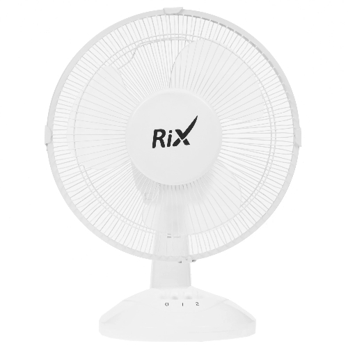 Вентилятор Rix RDF-2200W белый, настольный, 30 Вт, 2 скорости, 22 см