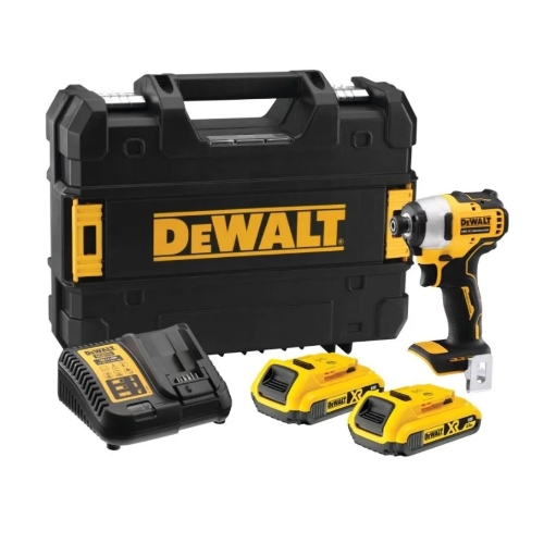 Дрель-шуруповерт DeWalt DCF809D2T-QW, 18 В, 2 Ач, 190 Нм, бесщеточный, ударный