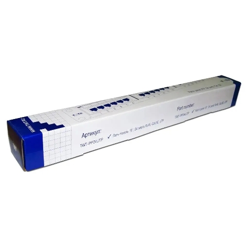 Патч-панель Lanmaster TWT-PP24UTP 19" 1U 24xRJ45 кат.5e UTP