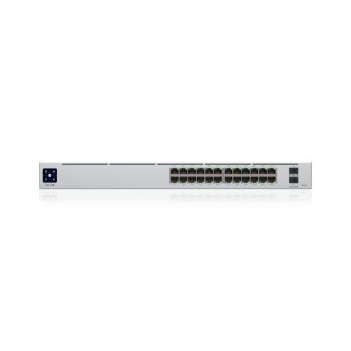 Коммутатор Ubiquiti UniFi Switch Pro 24 PoE, 16×1 Гбит/с PoE+ + 8×1 Гбит/с PoE++ + 2×10 Гбит/с SFP+ Uplink, управляемый