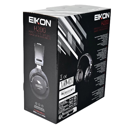 Наушники EIKON [H200] динамические, закрытые, полноразмерные, АЧХ 10-28000 Гц, чувствительность 95 дБ, сопротивление 32 Ом, в комплекте кабель с разъемом 3,5 мм TRS Jack и переходник на 6,3 мм