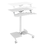 Стол для ноутбука Cactus VM-FDS108 столешница МДФ белый 71x39.2x110см (CS-FDS108WWT)