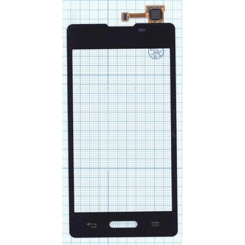 Сенсорное стекло (тачскрин) для LG Optimus L5 II E450 E460, черное