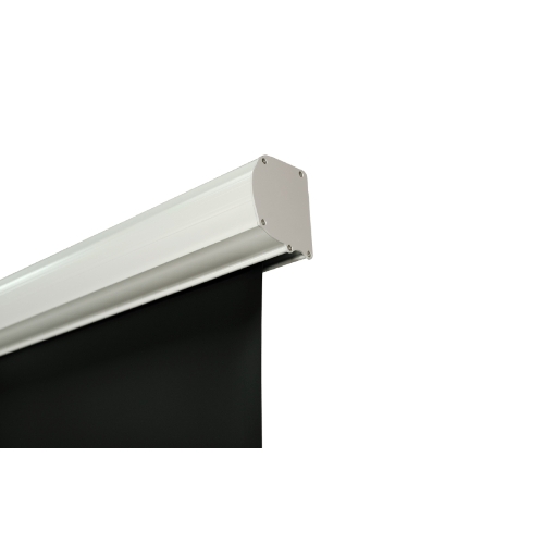 Экран с электроприводом Lumien Master Business Control 297х455 см, (раб.область 267х426 см) (198") Matte White, черная кайма по периметру, верх.кайма 10 см, цвет корпуса белый 16:10. В комплекте триггер., RS232, IR, RF управл.