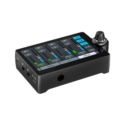 Аудиоинтерфейс USB 110305A3004 Icon AIO2 АЦП/ЦАП 24 бит/192 кГц, 3,9" сенсорный дисплей, цифровой энкодер, динамический диапазон 116 дБ, S/N 116 дБ, усиление на микрофонном входе 63 дБ