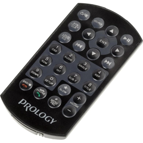 Автомагнитола Prology MPV-120, 2 DIN, 6.2", Bluetooth, USB Type-A, AUX, пульт ДУ