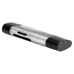 Кард-ридер Digma CR-СU2520-G/серый/SD/TF/micro-SD/micro-SDXC/miсro-SDHC/USB 2.0/Type-C/алюминий