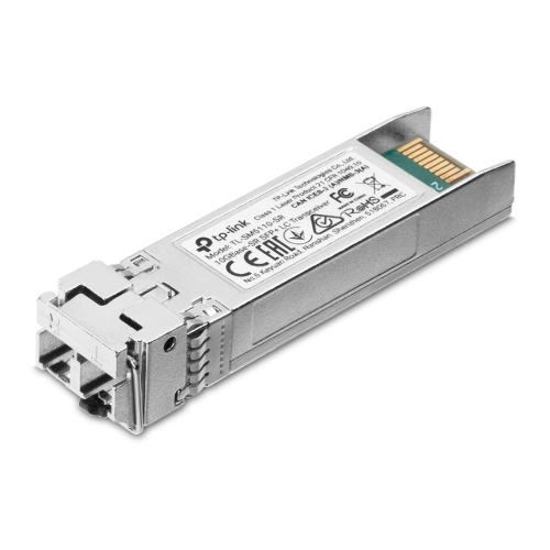 Трансивер TP-Link 10G SFP+ Module, LC connector, 50/125um or 62.5/125um Multi-mode, 850nm wavelength, distance up to 300m.