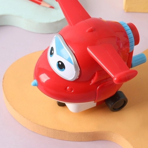 Точилка для карандашей механическая Deli EH517 Super Wings 1 отверстие пластик красный коробка (упак.:1шт)