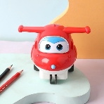 Точилка для карандашей механическая Deli EH517 Super Wings 1 отверстие пластик красный коробка (упак.:1шт)