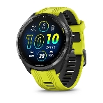 Умные часы Garmin Forerunner 965, 1.4" AMOLED, Wi-Fi, Bluetooth, NFC, GPS, 50м, черный / желто-черный