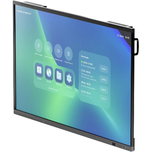 Панель Sber 65" ПРО Sber 65 серый титан VA LED 6.5ms 16:9 HDMI M/M Cam матовая 350cd 178гр/178гр 3840x2160 DP SPDIF 4K USB 42кг
