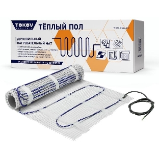 Комплект "Теплый пол" (мат) 150Вт/кв.м 1.5кв.м TOKOV ELECTRIC TKE-MAT150-225-1.5