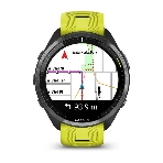 Умные часы Garmin Forerunner 965, 1.4" AMOLED, Wi-Fi, Bluetooth, NFC, GPS, 50м, черный / желто-черный