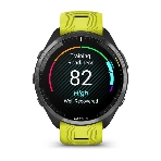 Умные часы Garmin Forerunner 965, 1.4" AMOLED, Wi-Fi, Bluetooth, NFC, GPS, 50м, черный / желто-черный