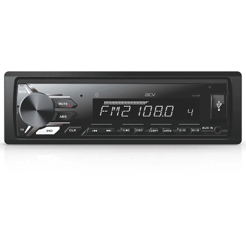 Автомагнитола ACV AVS-812BA, 1 DIN, Bluetooth, USB Type-A, AUX