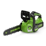 Цепная пила аккумуляторная GreenWorks GD24CS30K4, 24V, 30 см, бесщеточная, c АКБ 4 А·ч и ЗУ (2007007UB)