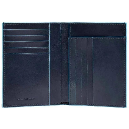 Кошелек мужской Piquadro Blue Square PU1393B2/BLU2, натур.кожа, темно-синий
