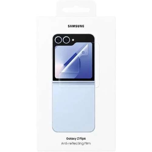 Защитная пленка для экрана Samsung прозрачный для Samsung Galaxy Z Flip6 прозрачный 2шт. (EF-UF741CTEGRU)