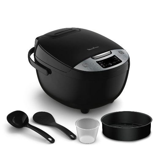 Мультиварка Moulinex MK611832 черный, 4 л, 750 Вт, кнопки, 10 программ