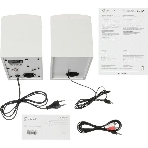 Акустическая система Oklick OK-164 2.0 белый 30Вт