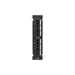 Патч-панель настенная TERACOM PRO Cat.5E неэкранированная UTP 12 портов RJ-45 Dual IDC