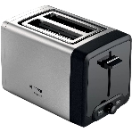 Тостер Bosch TAT4P420 нержавеющая сталь, 970 Вт, 2 слота