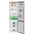 Холодильник с морозильником Beko B3RCNK405HDX серебристый