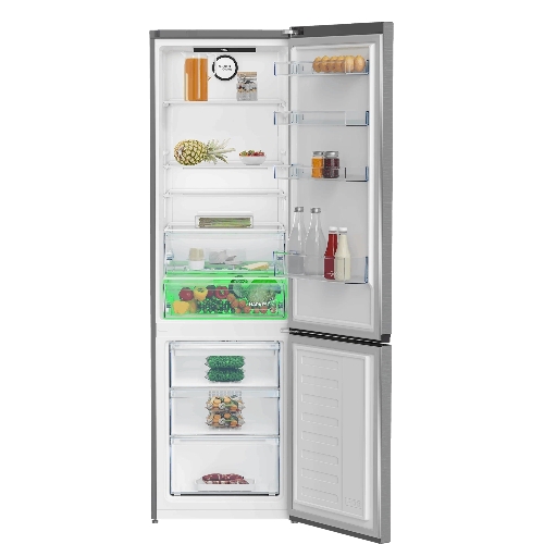 Холодильник с морозильником Beko B3RCNK405HDX серебристый
