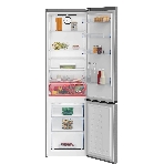 Холодильник с морозильником Beko B3RCNK405HDX серебристый
