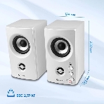 Акустическая система Oklick OK-164 2.0 белый 30Вт