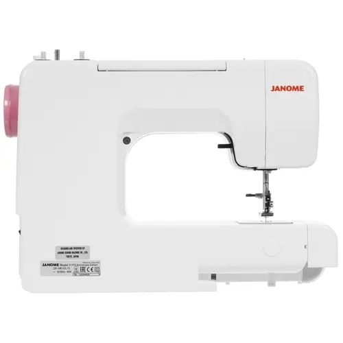 Швейная машина Janome 311PG белый, электромеханическая, вертикальный качающийся, 15 операций, петля полуавтомат