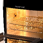 Аэрогриль Galaxy Line GL2523 черный, 2000 Вт, 13 л, сенсор, 10 программ