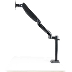Кронштейн для мониторов ЖК Buro M10 черный 15"-32" макс.9кг крепление к столешнице поворот и наклон