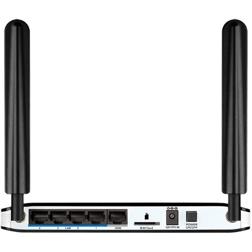 Роутер Wireless N300 LTE Router with 1 USIM/SIM Slot, 1 10/100Base-TX WAN port, 4 10/100Base-TX LAN ports. 802.11b/g/n compatible, 802.11n up to 300Mbps,1 10/100Base-TX WAN port, 4 10/100Base-TX LAN ports, NAT, DHCP server/relay