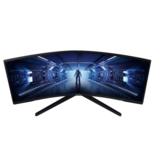 Монитор 34" Samsung Odyssey G5 C34G55TWWI VA 3440x1440, 165 Гц, 1 мс, 21:9, 250 кд/м2, 1xHDMI, 1xDP, изогнутый, черный