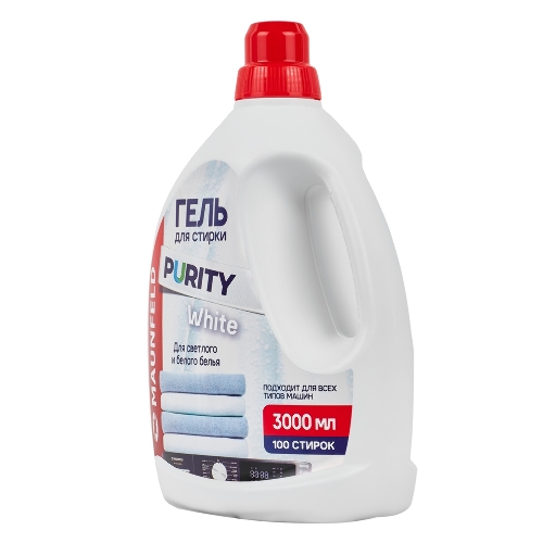 Гель для стирки Maunfeld Purity белый 3000 мл MWL3000PW