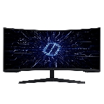 Монитор 34" Samsung Odyssey G5 C34G55TWWI VA 3440x1440, 165 Гц, 1 мс, 21:9, 250 кд/м2, 1xHDMI, 1xDP, изогнутый, черный