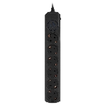 Сетевой фильтр Ippon BK-6-EU-5-10-B 5 м, 6 розеток, черный, коробка