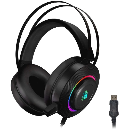 Гарнитура Bloody G521 чёрный, проводная, USB