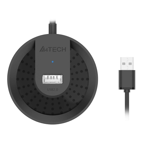 Разветвитель USB 2.0 A4Tech HUB-20 4порт. черный