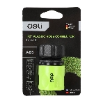 Соединитель быстросъемный для поливочных шлангов 1/2" Deli DL8792 ударопрочный пластик