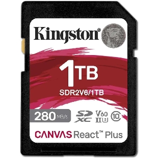 Флеш карта SDXC Kingston SDR2V6/1Tb Canvas React Plus w/o adapter 1Tb