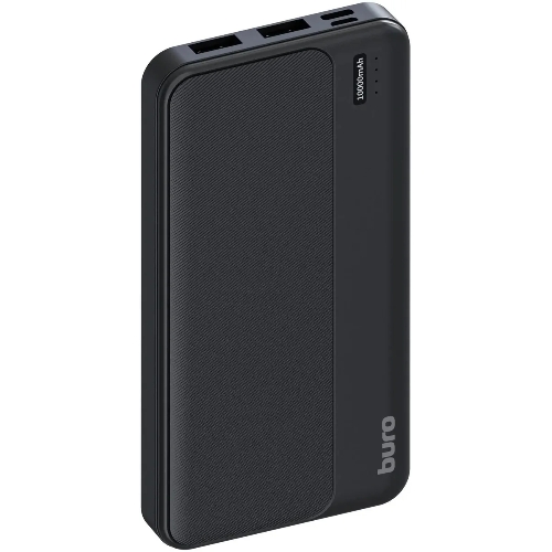 Портативный аккумулятор Buro BPF10A 10000mAh QC3.0/PD3.0 22.5W 2.1A 2xUSB-A/USB-C черный