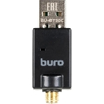 Адаптер USB Buro Bluetooth 5.0+EDR class 1 100м черный