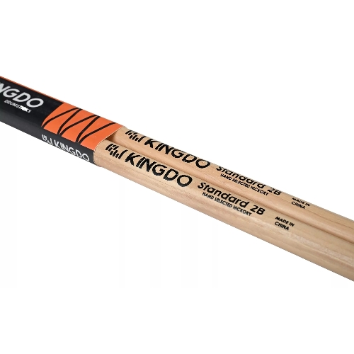 Барабанные палочки Standard Hand Selected 2B STANDARD AH KINGDO 2B STANDARD AH размер 2B, материал отборный американский гикори