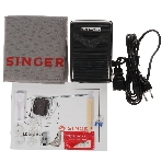 Швейная машина Singer M 2105 белый, электромеханическая, вертикальный качающийся, 8 операций, петля полуавтомат